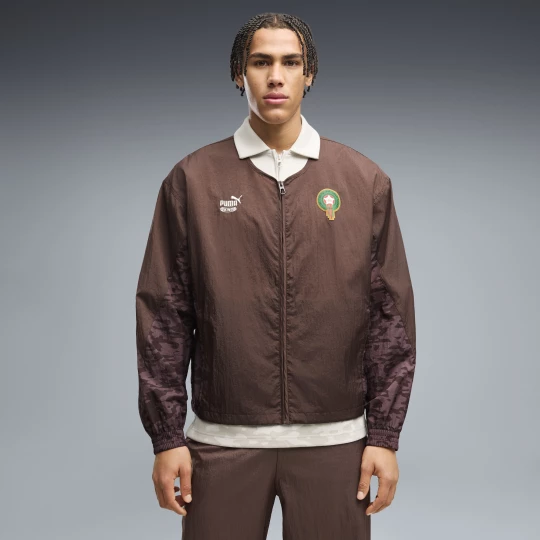 Foto van product PUMA x MAROKKO x SALEHE BEMBURY KING trainingsjack voor Heren, Bruin