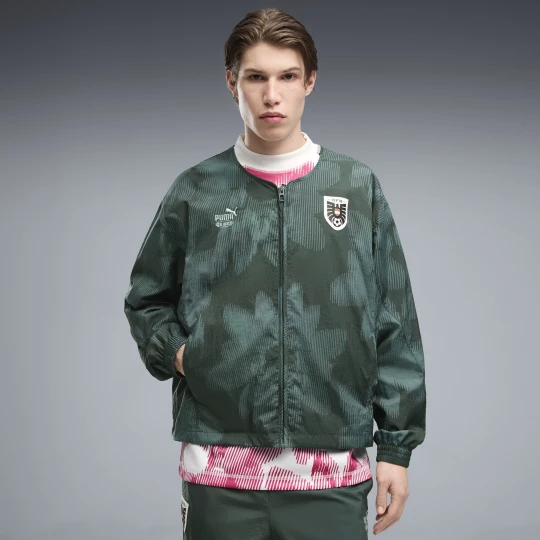Foto van product PUMA x OOSTENRIJK x SALEHE BEMBURY KING trainingsjack voor Heren, Groen