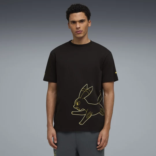 Foto van product PUMA x POKÃMON relaxed T-shirt met print voor Heren, Zwart