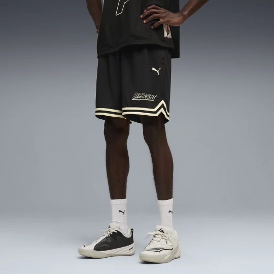 Foto van product PUMA x REPRESENT oversized short voor Heren, Zwart