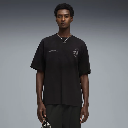Foto van product PUMA x REPRESENT oversized T-shirt voor Heren, Zwart