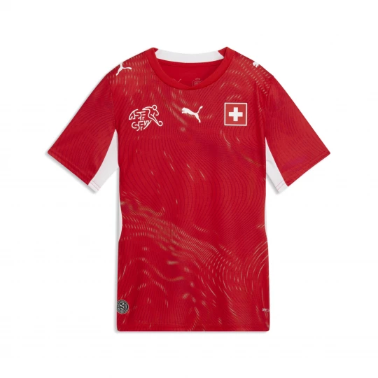 Foto van product PUMA Zwitserland 2026 thuisshirt, Rood / Wit