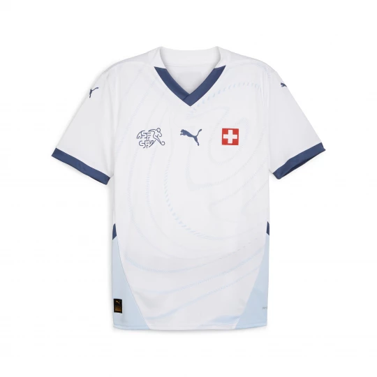 Foto van product PUMA Zwitserland Voetbal 2024 uitshirt voor Heren, Blauw / Wit