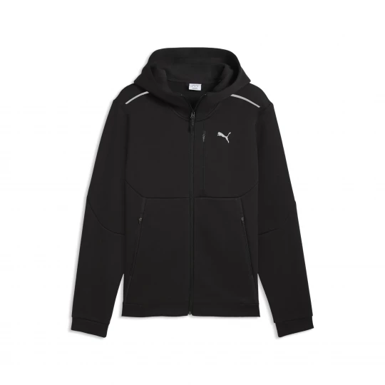 Foto van product PUMATECH hoodie met rits voor Heren, Zwart