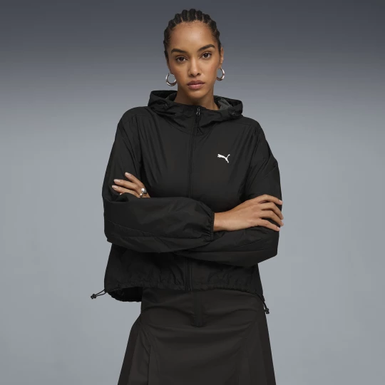 Foto van product PUMATECH Sense oversized windjack voor Dames, Zwart