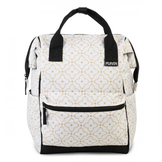 Foto van product Punta Rugzak 'City Style' bruin / zwart / wit