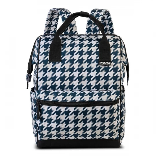 Foto van product Punta Rugzak 'City Style' donkerblauw / wit