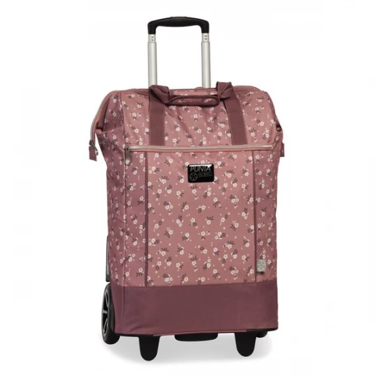 Foto van product Punta Trolley 'Big Wheel' bessen / donkerlila / wit