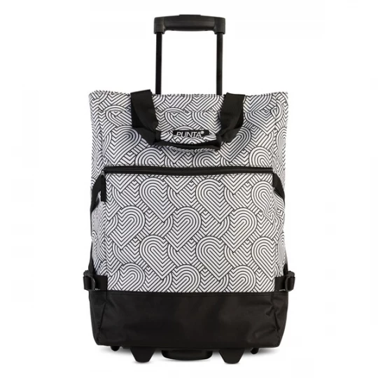 Foto van product Punta Trolley 'Print' zwart / wit