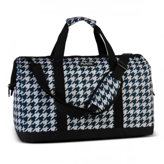 Foto van product Punta Weekendtas donkerblauw / zwart / wit