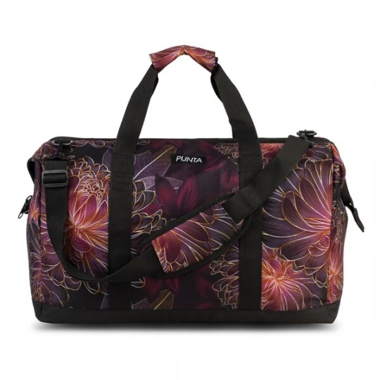 Foto van product Punta Weekendtas lila / mauve / rood / wit