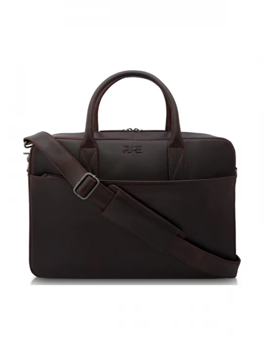 Foto van product PURE Studios Laptoptas 'NAOS' chocoladebruin