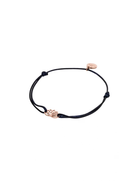 Foto van product PURELEI Armband 'Awesome' rose-goud / zwart