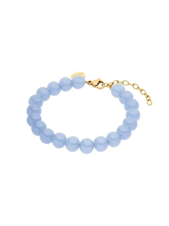 Foto van product PURELEI Armband 'Blue Lagoon' lichtblauw / goud