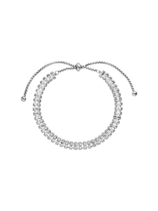 Foto van product PURELEI Armband 'Crystal Glow' zilver / transparant