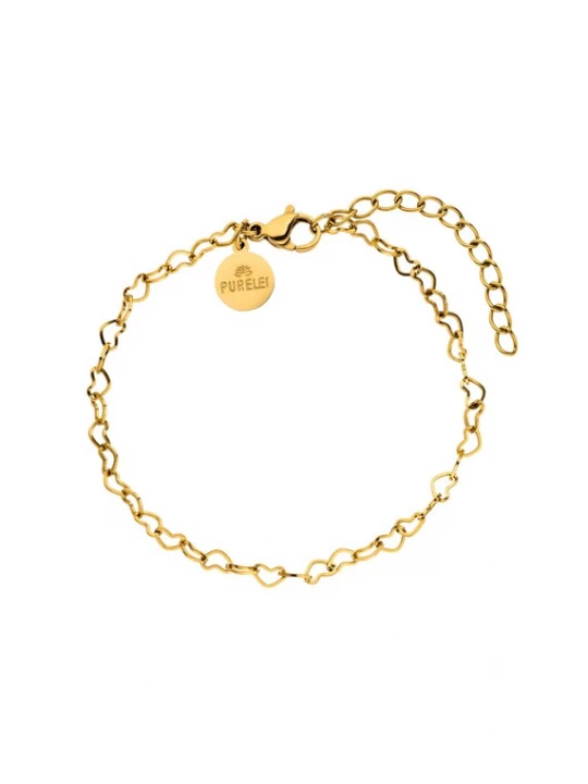 Foto van product PURELEI Armband 'Heart' goud