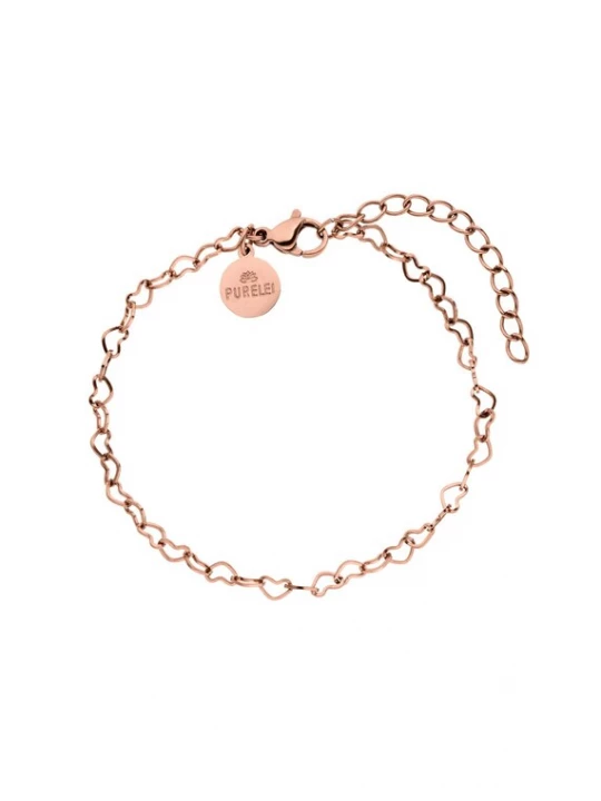 Foto van product PURELEI Armband 'Heart' rose-goud
