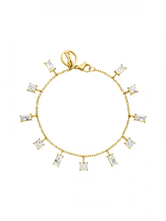 Foto van product PURELEI Armband 'Powder' goud / transparant