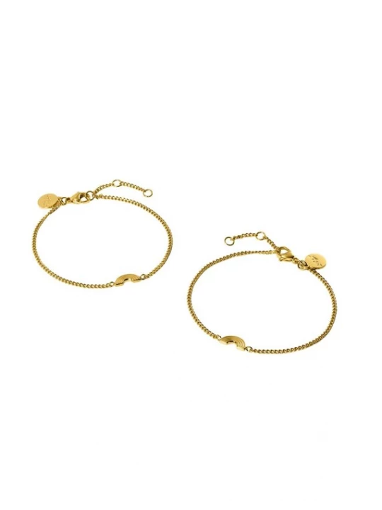 Foto van product PURELEI Armband 'Rainbow Love' goud