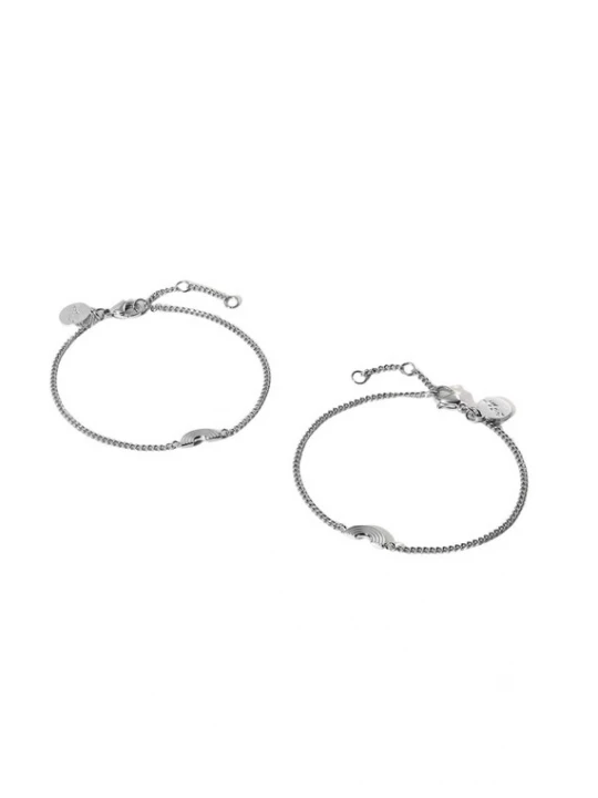 Foto van product PURELEI Armband 'Rainbow Love' zilver