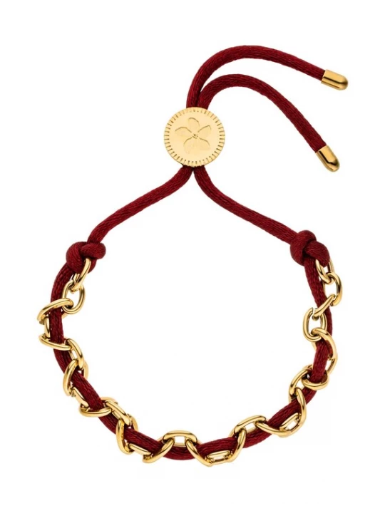Foto van product PURELEI Armband 'Share Aloha' goud / bourgogne