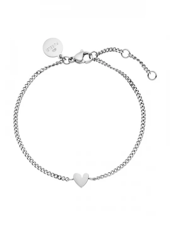 Foto van product PURELEI Armband 'Tiny Heart' zilver