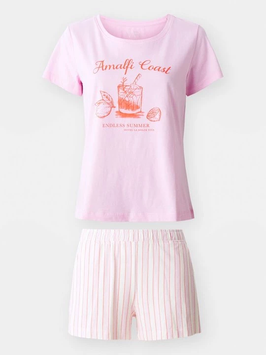 Foto van product Pyjama Lascana donkerroze