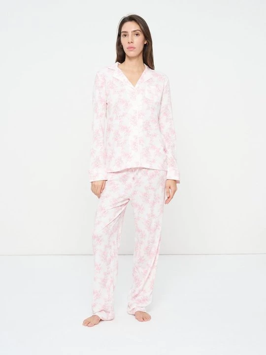 Foto van product Pyjama Lauren Ralph Lauren donkerroze
