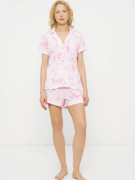 Foto van product Pyjama Lauren Ralph Lauren donkerroze