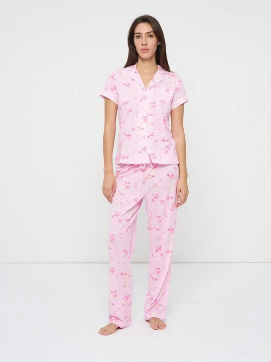 Foto van product Pyjama Lauren Ralph Lauren donkerroze