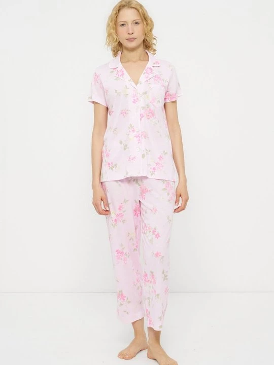 Foto van product Pyjama Lauren Ralph Lauren donkerroze