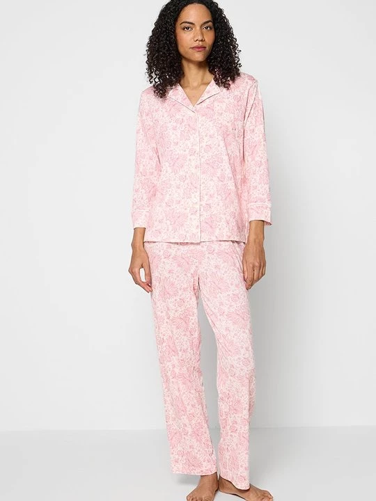 Foto van product Pyjama Lauren Ralph Lauren donkerroze