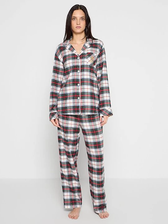 Foto van product Pyjama Lauren Ralph Lauren geel gemêleerd