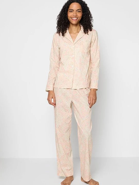 Foto van product Pyjama Lauren Ralph Lauren gemêleerd donkerroze