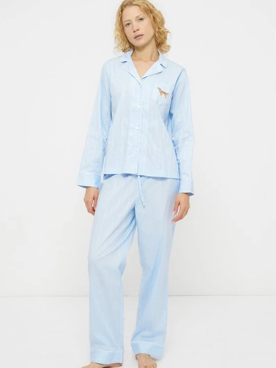 Foto van product Pyjama Lauren Ralph Lauren lichtblauw