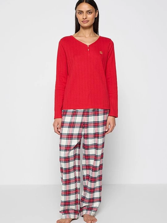 Foto van product Pyjama Lauren Ralph Lauren rood