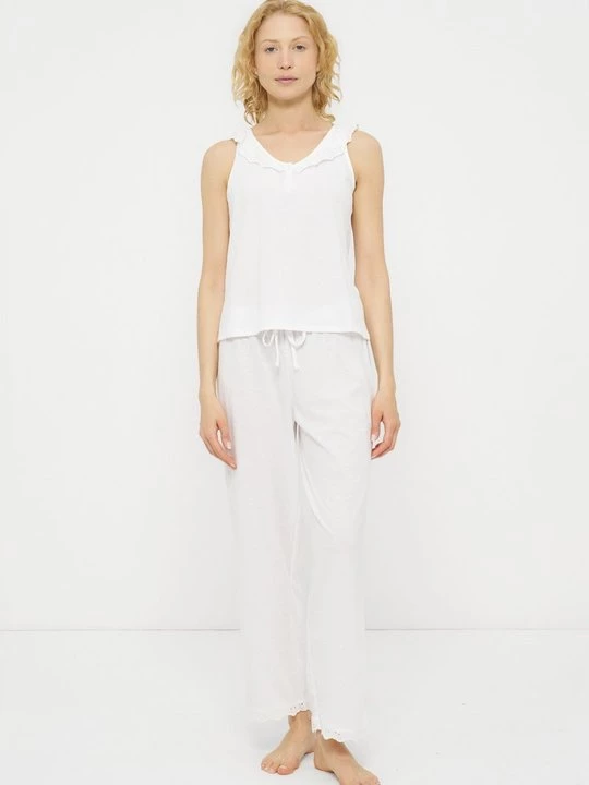 Foto van product Pyjama Lauren Ralph Lauren wit