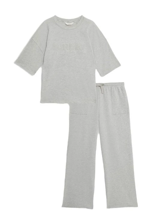 Foto van product Pyjama Marks & Spencer grijs gemêleerd