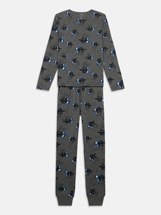 Foto van product Pyjama NAME IT donkergrijs gemêleerd