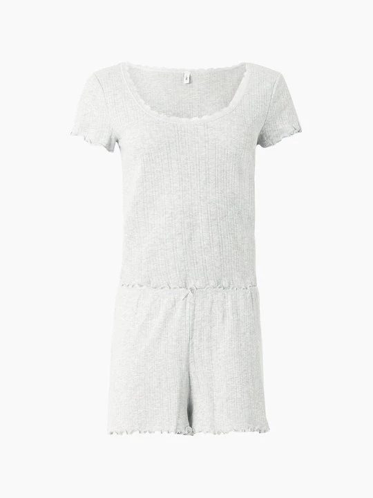 Foto van product Pyjama Only lichtgrijs gemêleerd