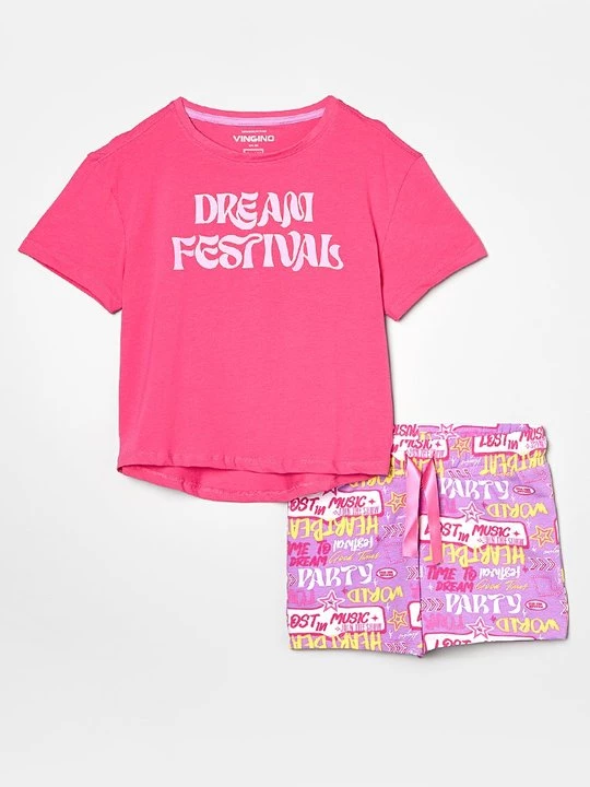 Foto van product Pyjama VINGINO donkerroze