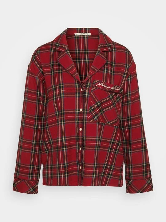 Foto van product Pyjamashirt Abercrombie & Fitch rood