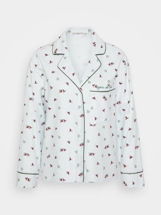 Foto van product Pyjamashirt Abercrombie & Fitch wit