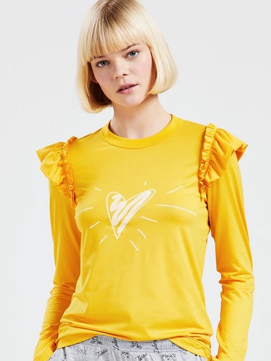 Foto van product Pyjamashirt CALIDA geel
