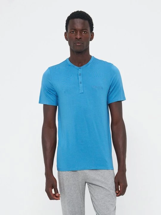 Foto van product Pyjamashirt Calvin Klein blauw