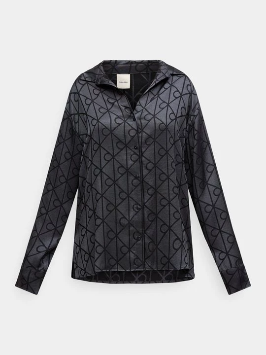 Foto van product Pyjamashirt Calvin Klein zwart