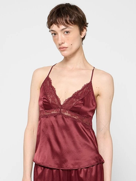 Foto van product Pyjamashirt Dorina lichtrood