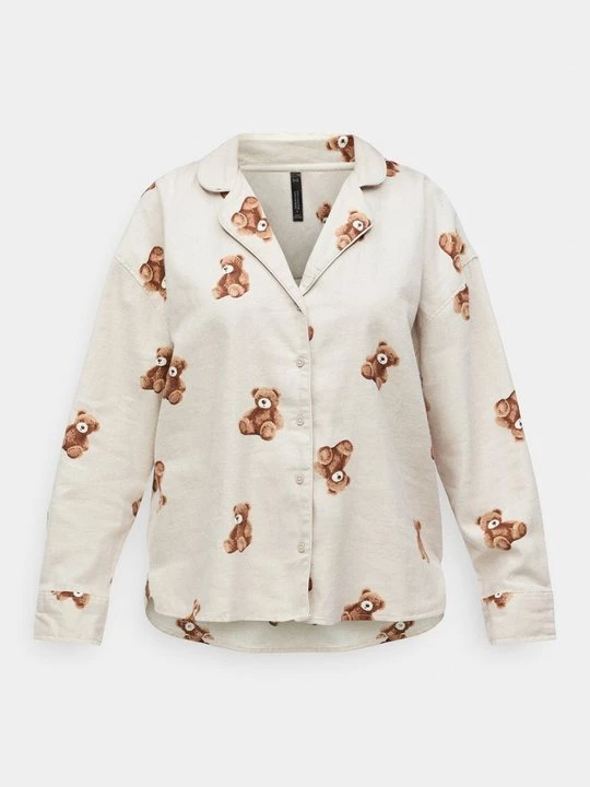 Foto van product Pyjamashirt Hunkemöller crème