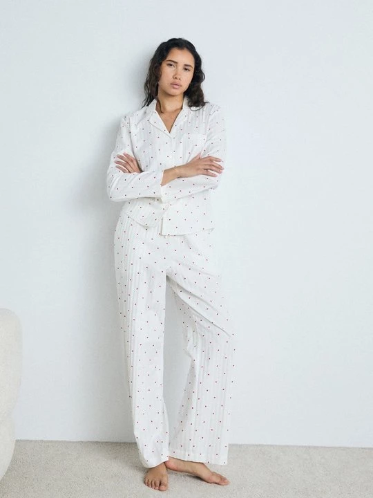 Foto van product Pyjamashirt Hunkemöller crème