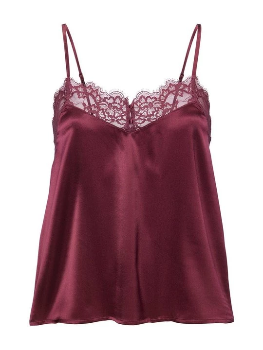 Foto van product Pyjamashirt Lascana bordeauxrood